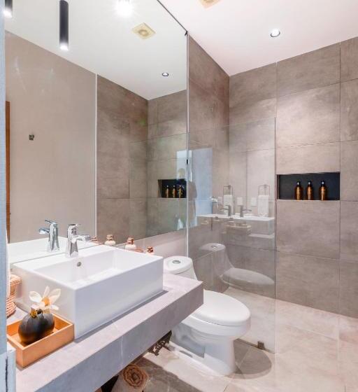 اتاق لوکس با تخت بزرگ, Areia Boutique Hotel   Puerto Morelos