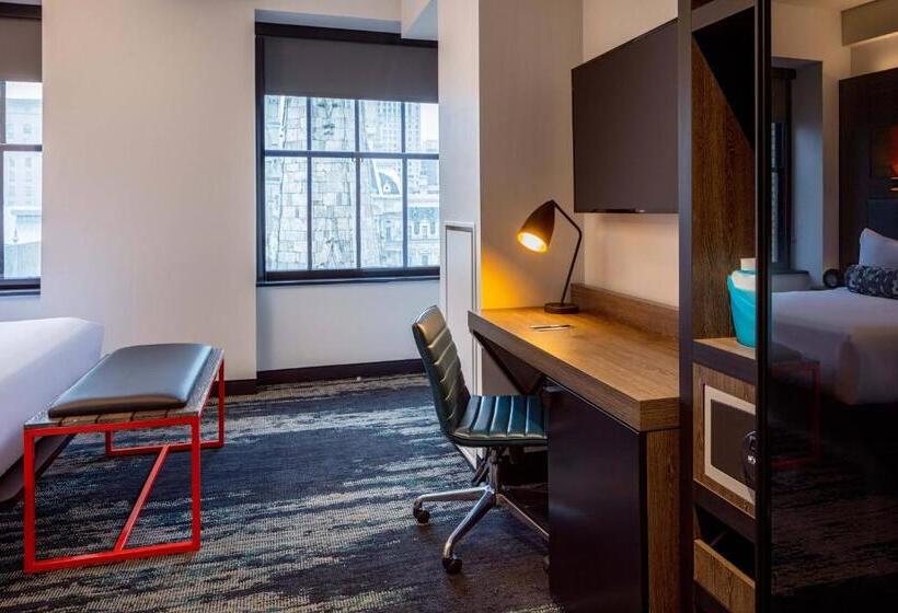 غرفة قياسية سرير كينج, Aloft Philadelphia Downtown
