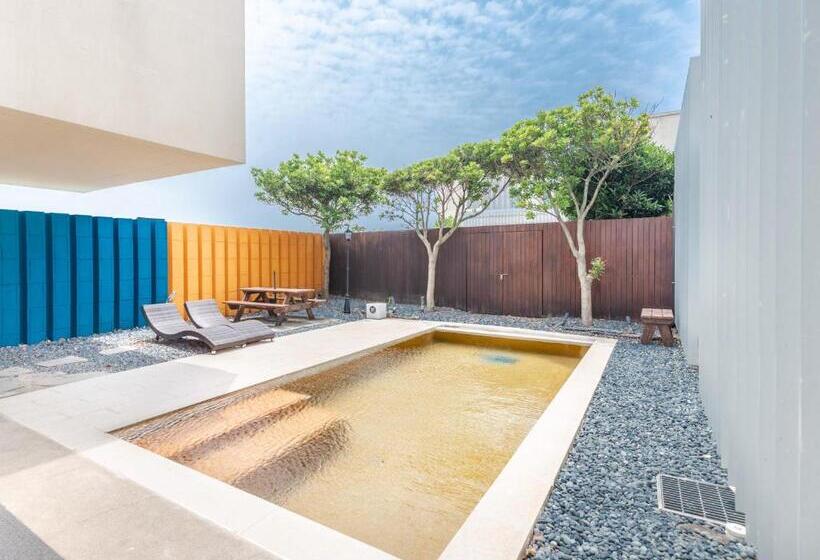 اتاق استاندارد با چشم‌انداز استخر, Boutique Pool Villa Namib