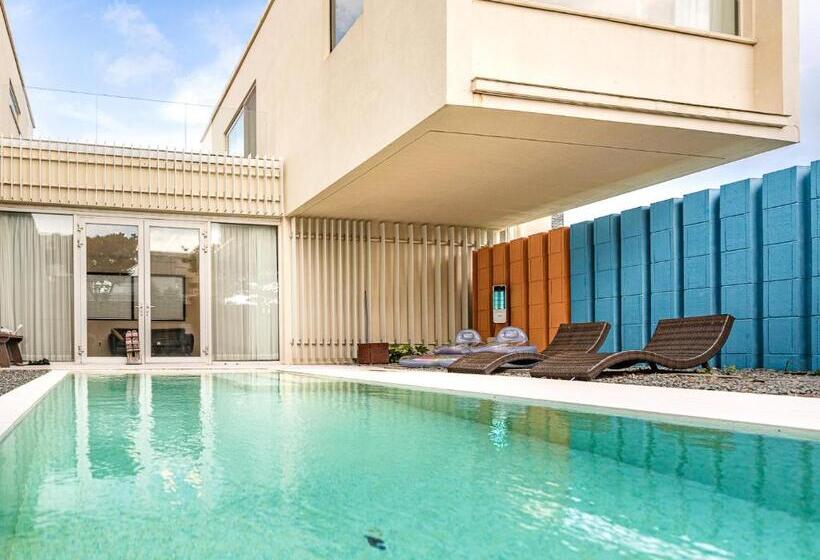 اتاق استاندارد با چشم‌انداز استخر, Boutique Pool Villa Namib