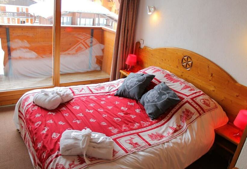 اتاق استاندارد با بالکن, Chalet Hôtel Aiguille Blanche