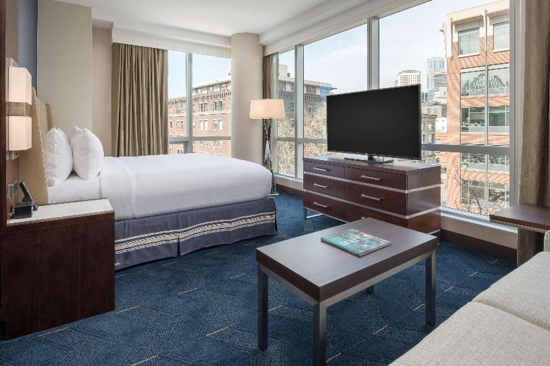 Estúdio standart Cama King, Embassy Suites By Hilton Seattle Downtown Pioneer Square