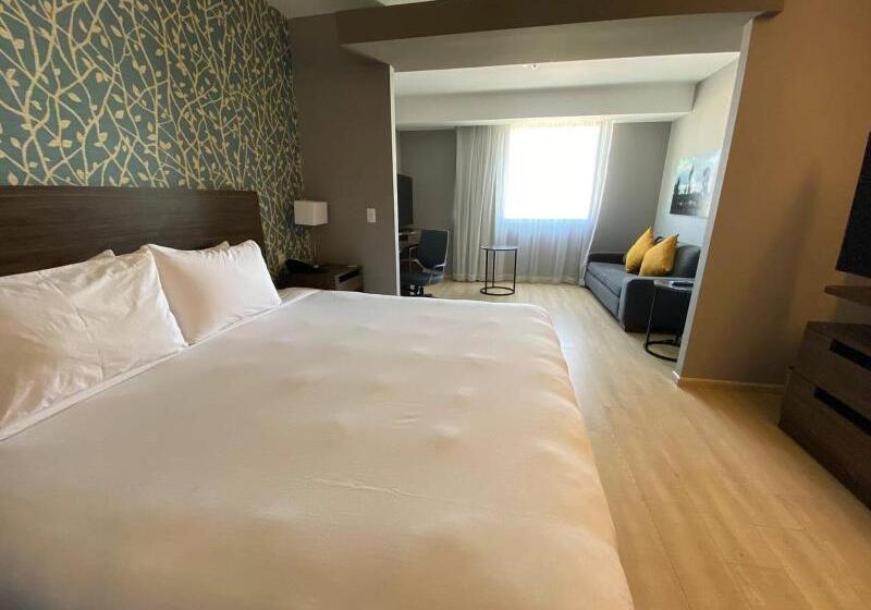 מיטת קינג בסוויטה, Fairfield Inn & Suites By Marriott Aguascalientes