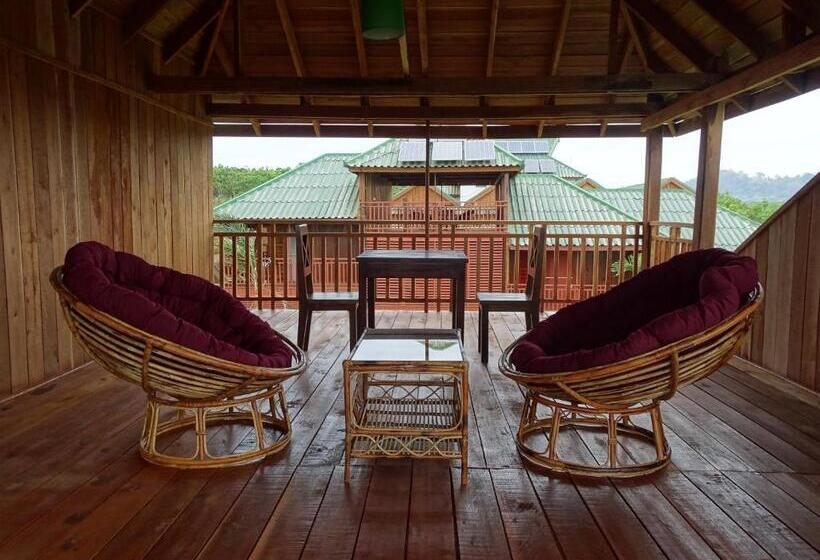 آپارتمان 1 خوابه با تراس, Ratanakiri Paradise Hotel & Restaurant