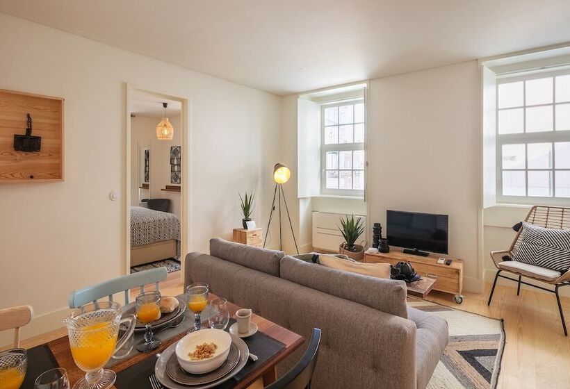 آپارتمان لوکس 1 خوابه, Almaria   Officina Real Apartments | Chiado