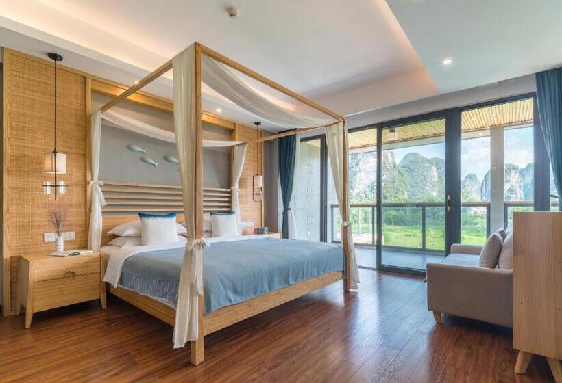 سوئیت جونیور با تراس, Yangshuo Zen Garden Resort