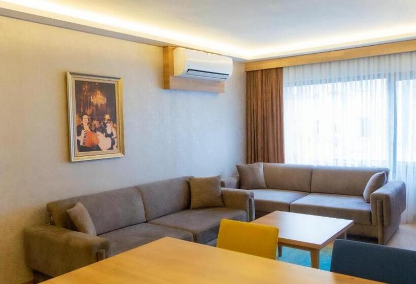 2 Yatak Odalı Daire, Bursa Suites Apart Otel