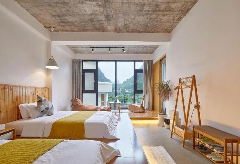 اتاق استاندارد با چشم‌انداز, Yangshuo Serene Cove