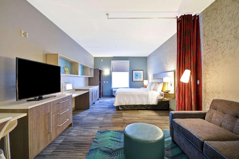 스탠다드 스튜디오 킹침대, Home2 Suites By Hilton Queensbury Lake George