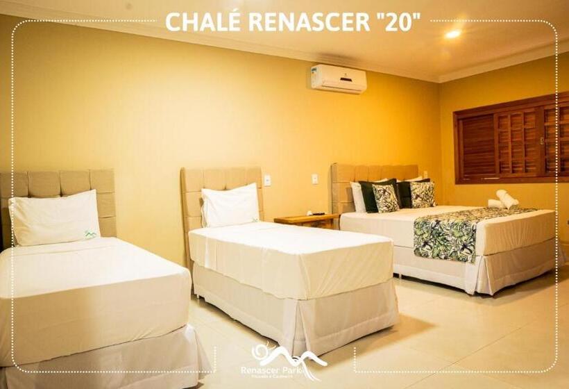 Quarto Quádruplo Estandar, Pousada Renascer Park