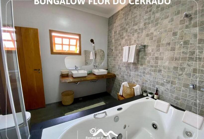 Bungalow Estandar 2 Quartos, Pousada Renascer Park