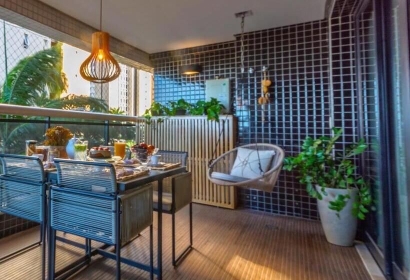 آپارتمان 1 خوابه با چشم‌انداز دریا, Vacation Fortaleza Apartment