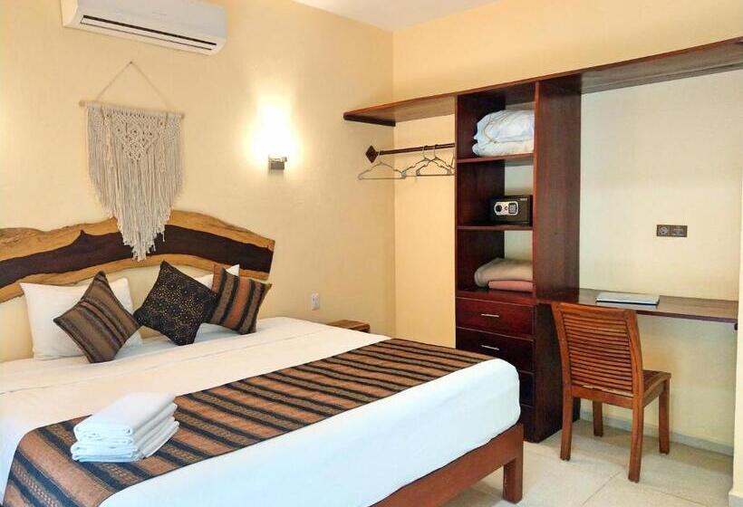 شقة غرفة واحدة مطلة على حمام السباحة, Tulum Nah