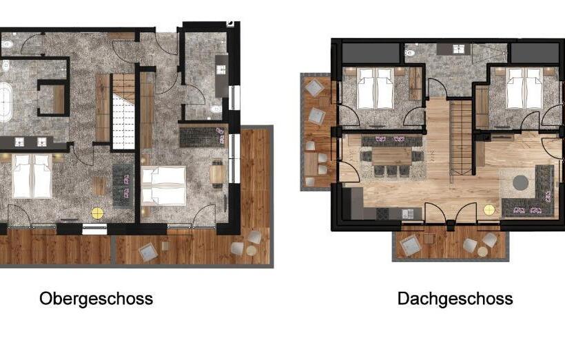 一居室豪华别墅, Das Kaltenbach   Apart