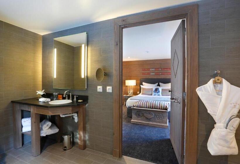 Номер Deluxe с Балконом, Chalet Hôtel La Mainaz Restaurant & Resort