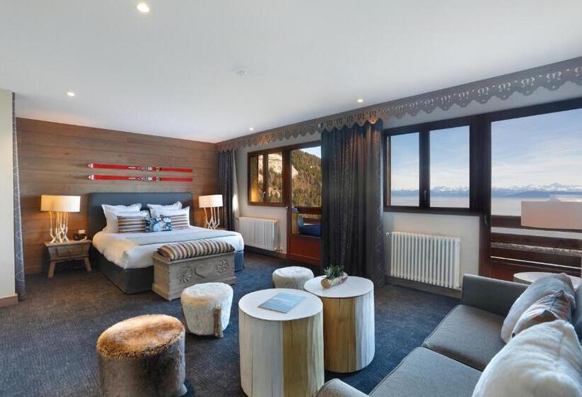Suite com Varanda, Chalet Hôtel La Mainaz Restaurant & Resort