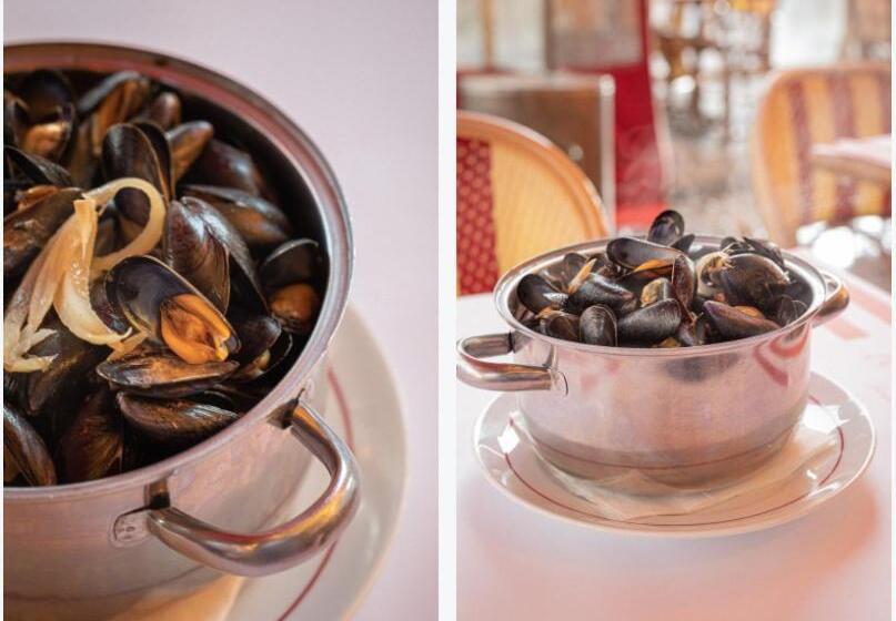 اتاق استاندارد با چشم‌انداز, & Restaurant Le Central Trouville
