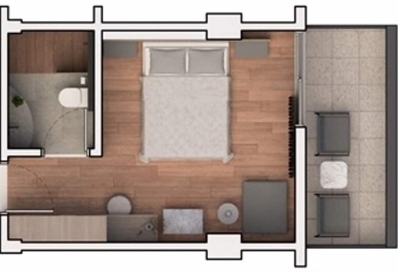 اتاق لوکس با چشم‌انداز دریا, Ammon Zeus Luxury Beach