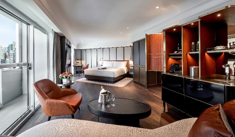 جناح سرير كينج, Fairmont Singapore