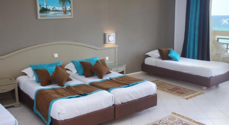 اتاق استاندارد چهار تخته با چشم‌انداز دریا, Riadh Palms Resort & Spa