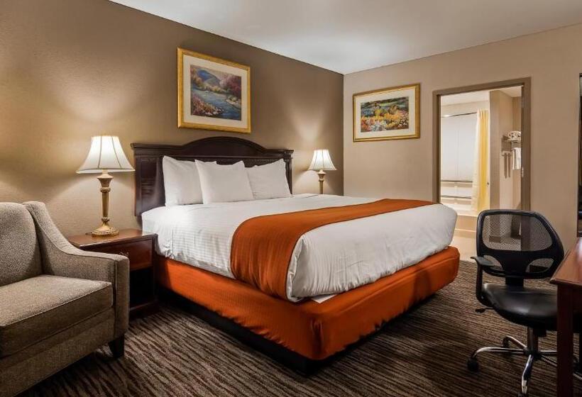 适合残疾人士使用的带超级大床的标准间, Best Western Gateway Adirondack Inn