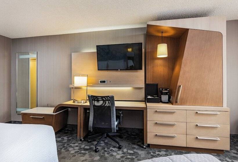 带2个双人床的标准工作室, Courtyard By Marriott Riverside Ucr/moreno Valley Area