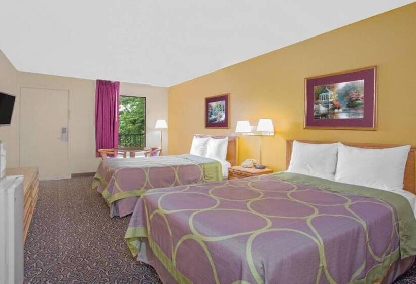 Номер Стандарт 2 Двуспальные Кровати, Super Inn Williamsburg