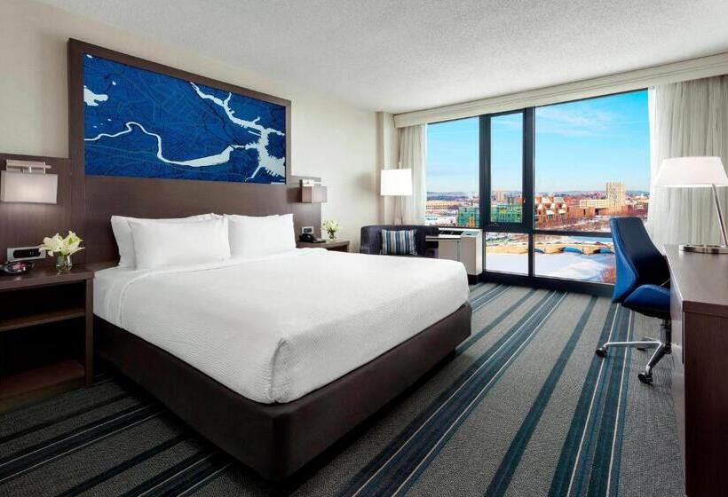스탠다드 룸 킹사이즈 침대, Courtyard By Marriott Boston Cambridge