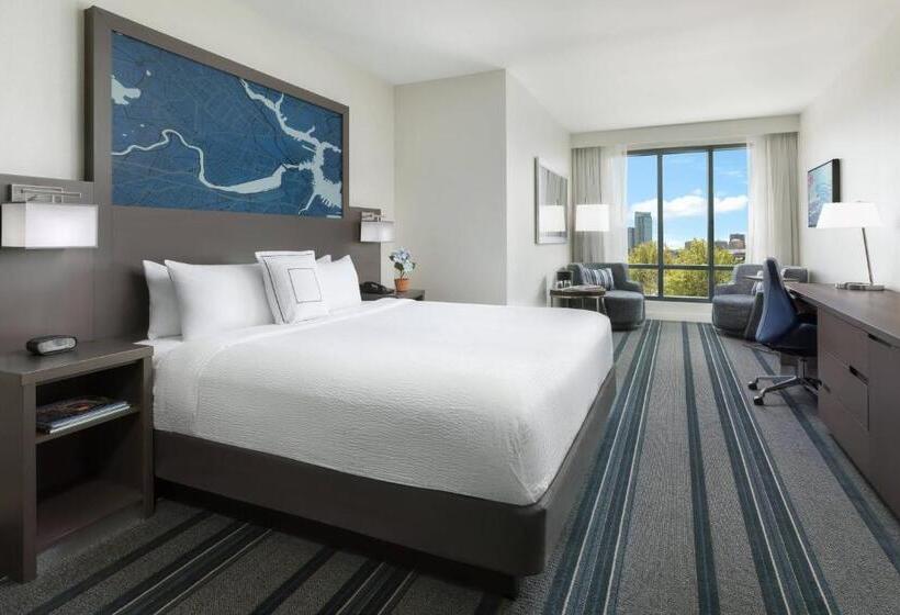 스탠다드 룸 킹사이즈 침대, Courtyard By Marriott Boston Cambridge