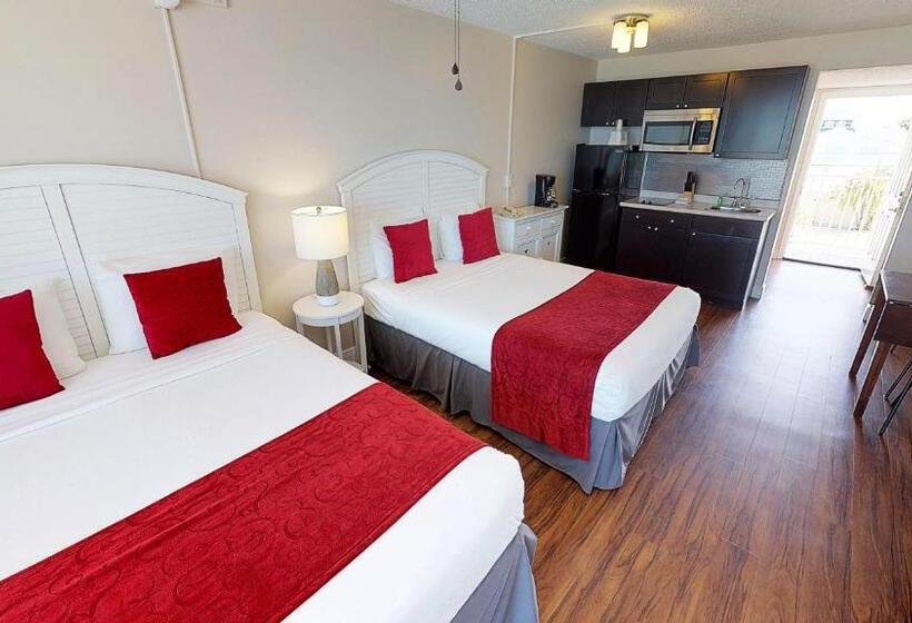 اتاق استاندارد با 2 تخت دوبل, Island Inn Beach Resort