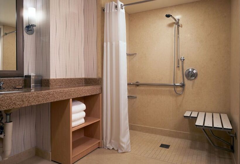 适合残疾人士使用的带双人床的标准间, Hilton Los Angeles Airport