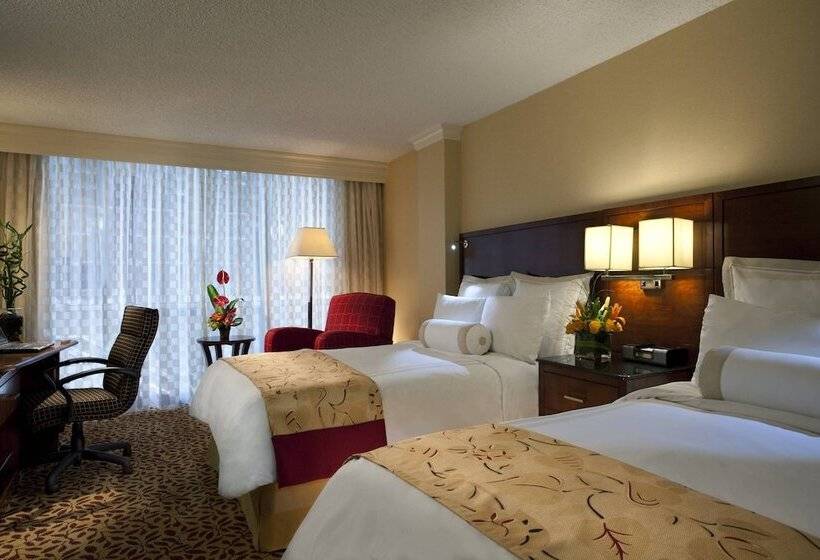 Номер Стандарт 2 Двуспальные Кровати, Houston Marriott West Loop By The Galleria
