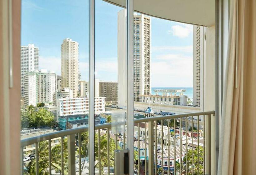 Люкс Боковой Вид на Море, Outrigger Waikiki Paradise