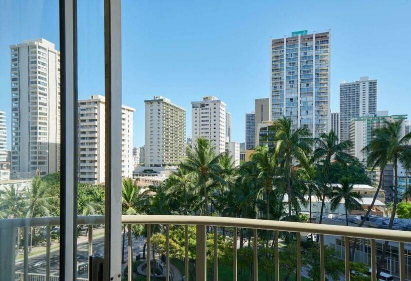 Номер Стандарт 2 Двуспальные Кровати, Outrigger Waikiki Paradise
