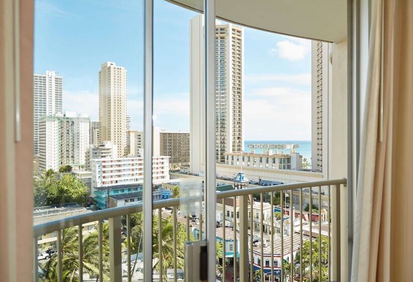 Номер Стандарт 2 Двуспальные Кровати, Outrigger Waikiki Paradise