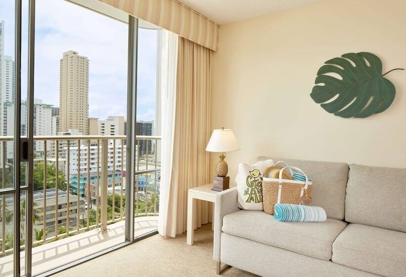 Люкс 2 Спальни, Outrigger Waikiki Paradise