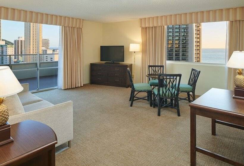 Люкс 2 Спальни, Outrigger Waikiki Paradise