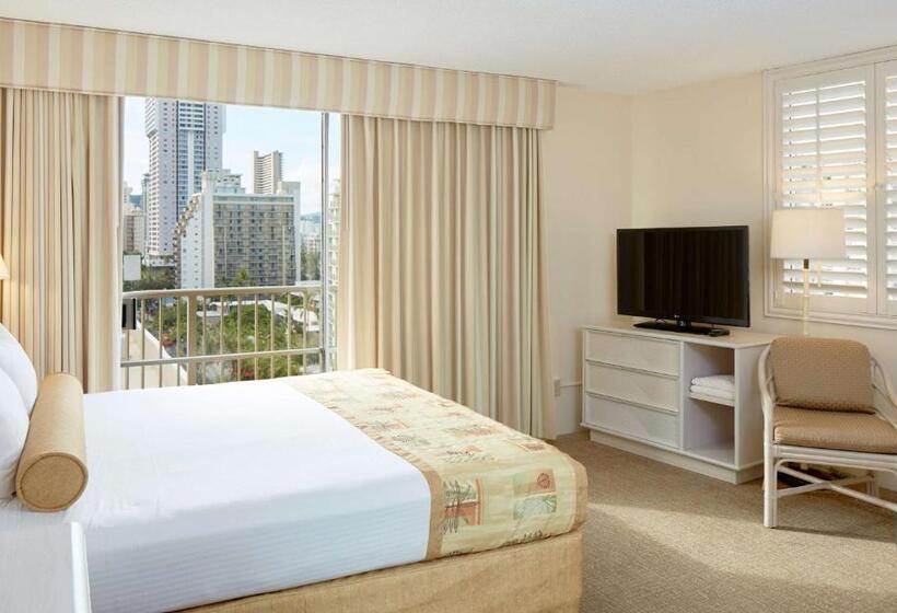 Люкс Боковой Вид на Море, Outrigger Waikiki Paradise
