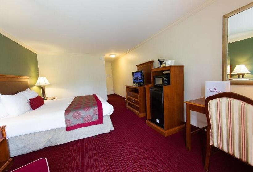 اتاق استاندارد با تخت بزرگ برای معلولان, Ramada By Wyndham Houston Intercontinental Airport East