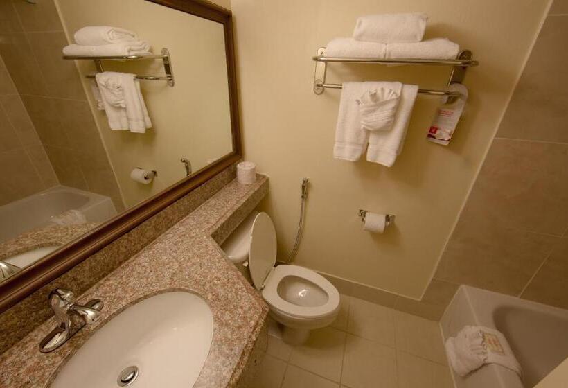 اتاق استاندارد با چشم‌انداز استخر, Ramada By Wyndham Houston Intercontinental Airport East