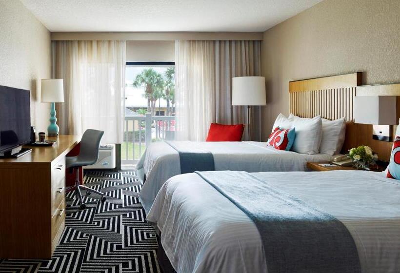اتاق استاندارد با 2 تخت دوبل, Wyndham Orlando Resort International Drive
