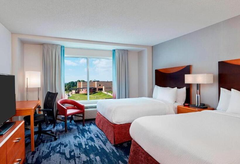 Pokój Standard 2 Łóżka Małżeńskie, Fairfield Inn Suites Indianapolis Downtown