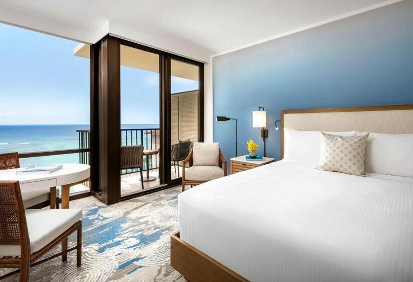 اتاق لوکس با چشم‌انداز دریا, Halepuna Waikiki By Halekulani