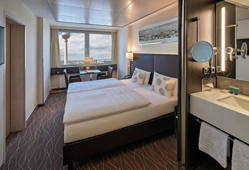 اتاق استاندارد با چشم‌انداز شهر, Park Inn By Radisson Berlin Alexanderplatz