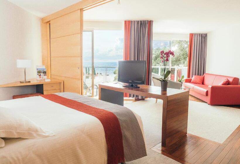 سوییت جونیور با چشم‌انداز دریا, Alliance Pornic Hôtel Thalasso & Spa