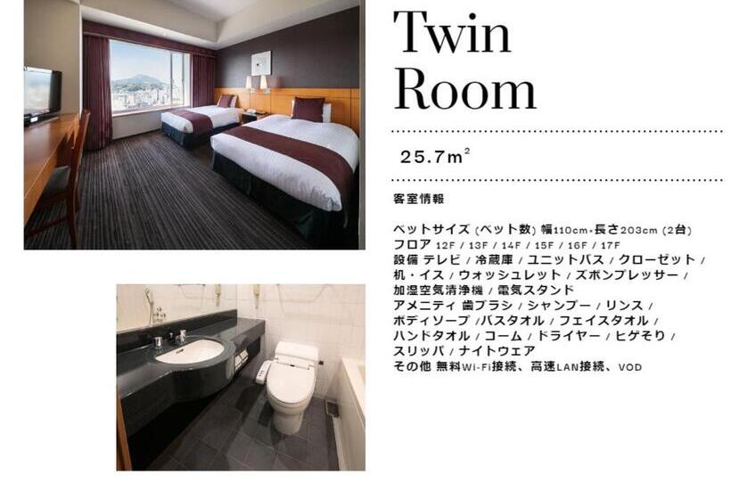 Номер Стандарт, Nikko Oita Oasis Tower