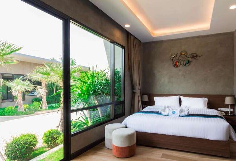 חדר סטנדרט נוף לגינה, Blue River Resort
