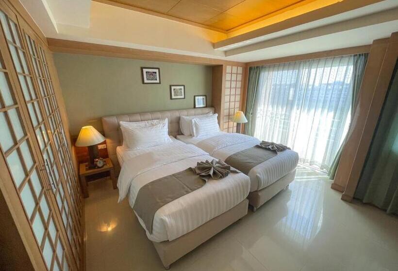 اتاق لوکس با تخت بزرگ, Green Residence Ayutthaya   Sha Certified