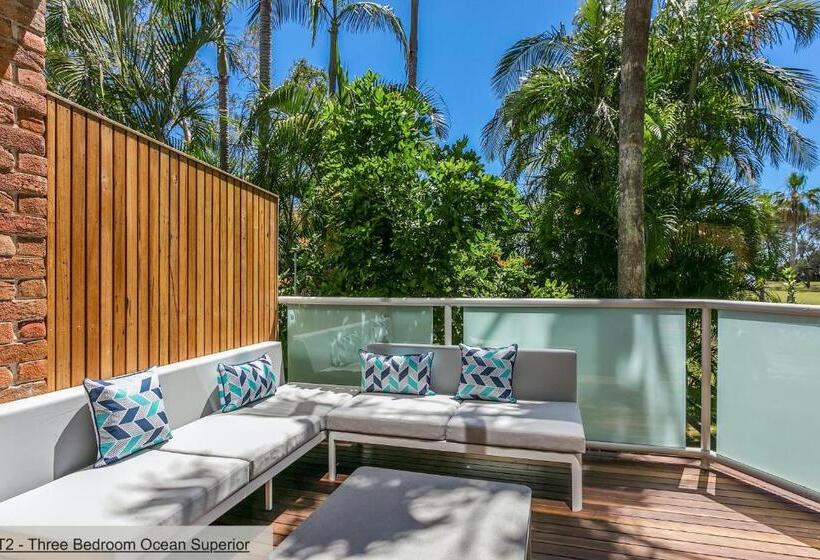 ３ベッドルームのデラックスアパートメント, The Terraces Main Beach