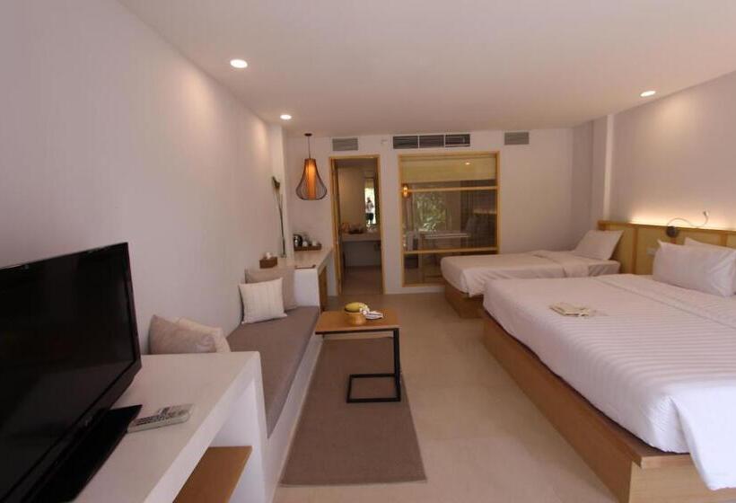 اتاق لوکس سه تخته, Paradise Beach Resort, Koh Samui   Sha Extra Plus